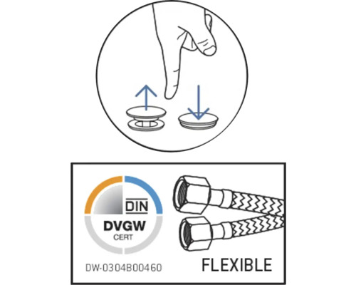 Návod k instalaci a demontáži ventilu a certifikace DVGWCERT pro flexibilní hadice