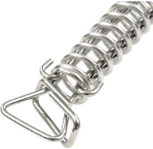 Pružinová závlačka z kovu