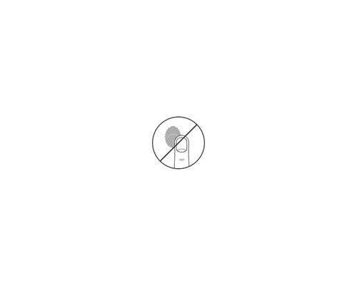 Symbol: Žádný otisk prstu