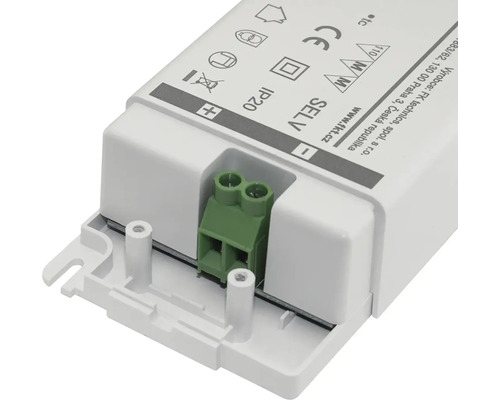 Elektronický transformátor se stupněm krytí IP20