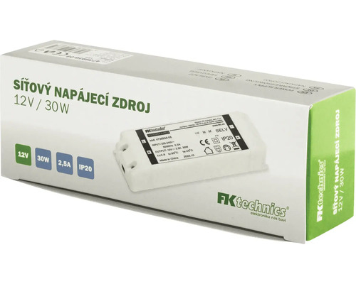 FK Technics síťový napájecí zdroj 12V/30W v balení