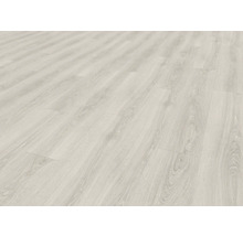 Světlá laminátová podlaha s dřevěnou strukturou