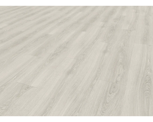 Světlá laminátová podlaha s dřevěnou strukturou