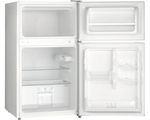 Otevřená, kompaktní chladnička s mrazákem