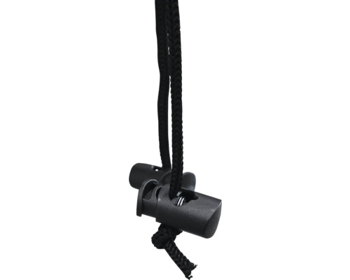 Zarážka šňůrky se šňůrkou k upevnění