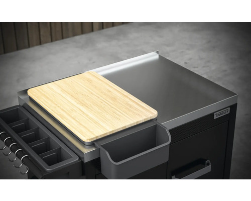 Venkovní kuchyně Tenneker s krájecí deskou a držákem na nářadí