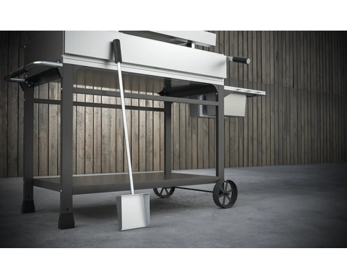 Grilovací vozík s lopatou