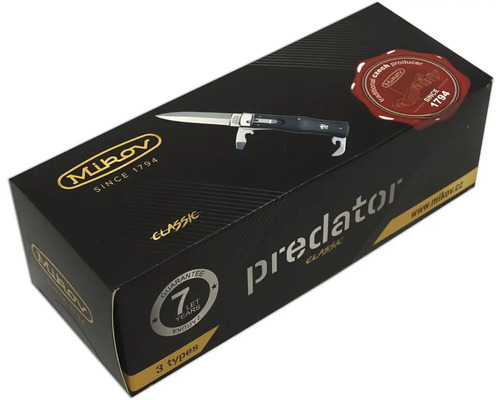 Balení pružinového nože Mikov Predator