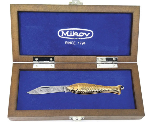 Rybí nůž Mikov v dřevěné krabičce