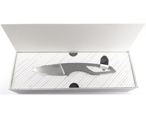 Mikro nůž z oceli v krabici