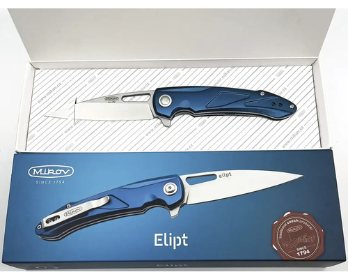 Zavírací nůž značky Mikov v otevřeném balení