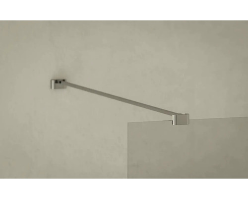 Detailní pohled na držák sprchové zástěny