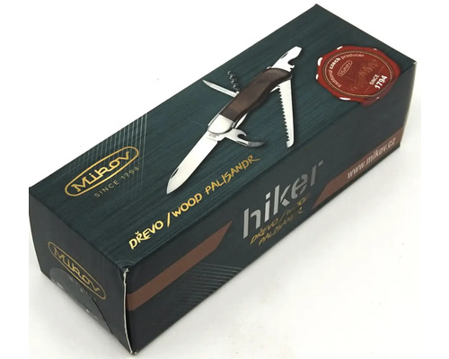 Kapesní nůž Hiker s rukojetí z palisandrového dřeva v balení