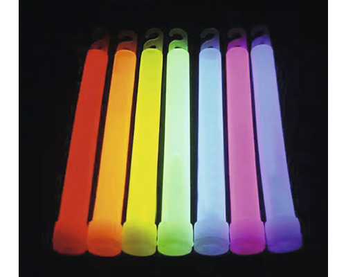 Vícebarevné světelné tyčinky v sadě