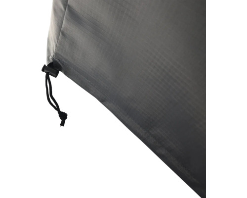 Šedý ochranný obal se stahovací šňůrkou na zahradní nábytek