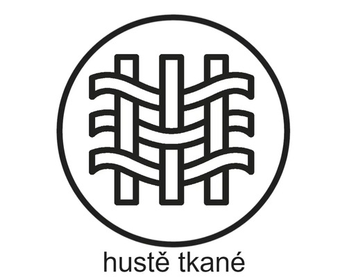 Symbol hustě tkané