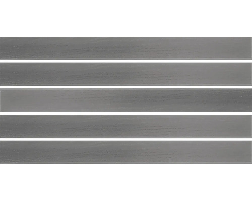 Šedé mozaikové dlaždice v příčném formátu