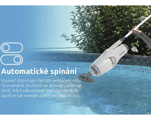 Čistič bazénu s automatickým spínačem pro čištění bazénu