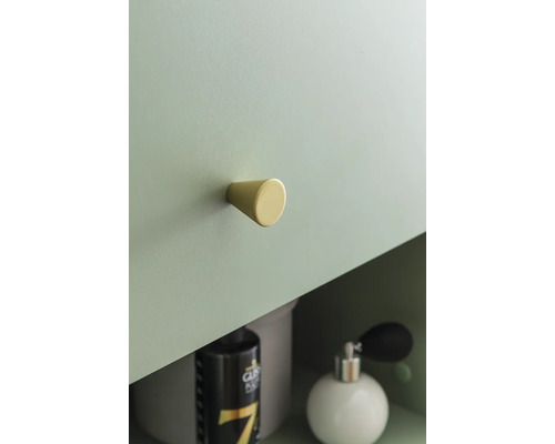 Kónický nábytkový knoflík na dveřích skříně