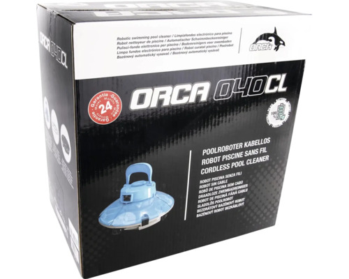 Balení bezdrátového čisticího robota pro bazény