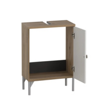 Skříňka pod umyvadlo s dvířky a výřezem pro umyvadlo