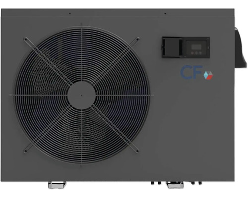 Tepelné čerpadlo pro bazén s ventilátorem a ovládacím panelem