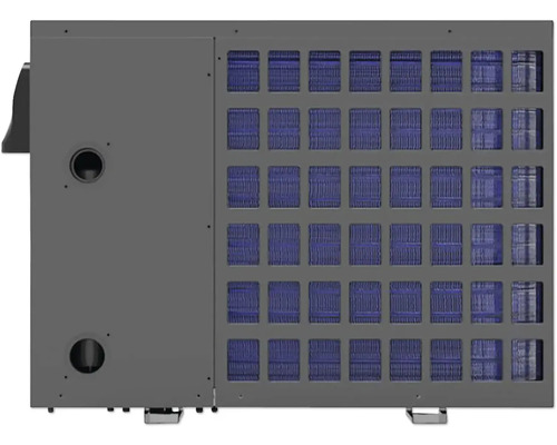 Vnější pohled na tepelné čerpadlo vzduch-voda