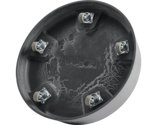 Podstavec na květináč z plastu s kolečky