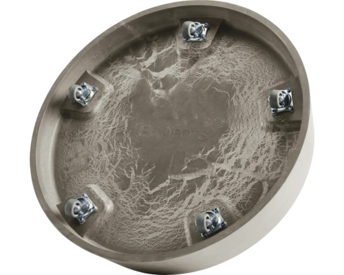 Spodní strana podložky pod květináč s kolečky