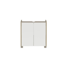 Spodní skříňka se dvěma dvířky do koupelny