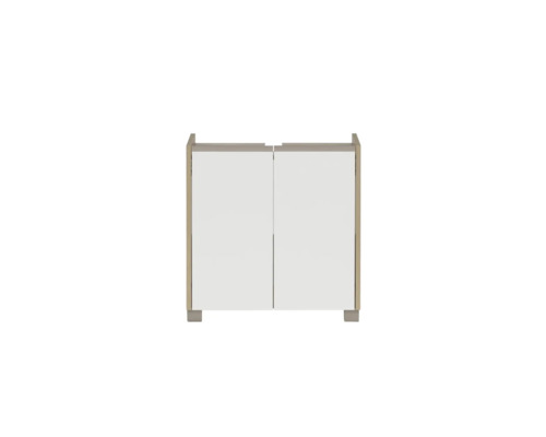 Spodní skříňka se dvěma dvířky do koupelny