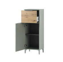 Koupelnová skříňka s dvířky, zásuvkou a policemi