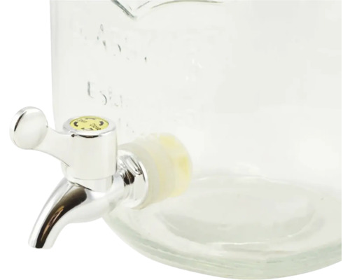 Skleněná nádoba s výtokovým kohoutem