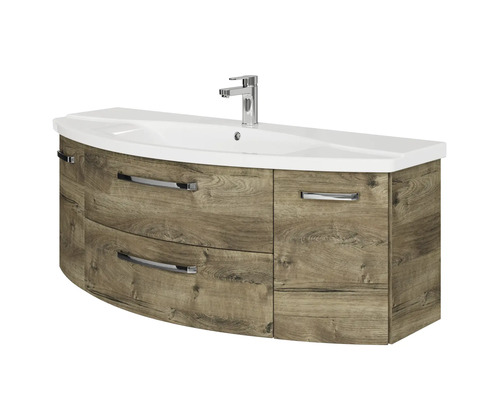 Skříňka pod umyvadlo s umyvadlem a baterií