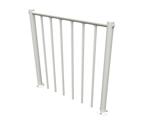 Kovové zábradlí pro zabezpečení pozemku