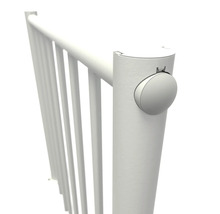 Kovový sloupek plotu s příčkami