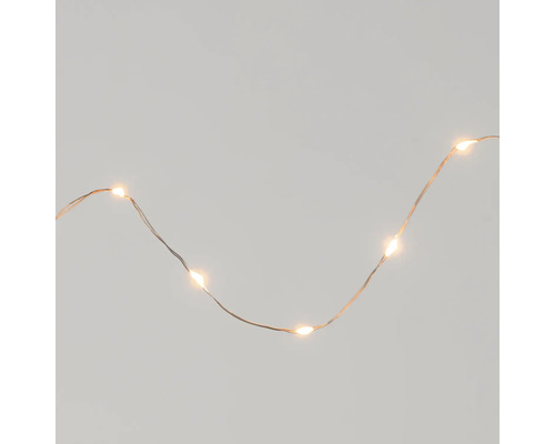 LED světelný řetěz s teplým bílým světlem