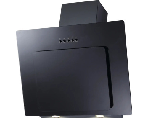 Černý odsavač par do kuchyně