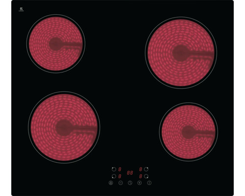 Sklokeramická varná deska se čtyřmi varnými zónami