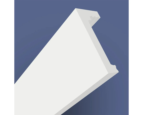 Bílá ozdobná lišta