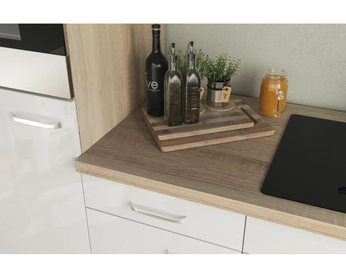 Kuchyňská pracovní deska s dekorací