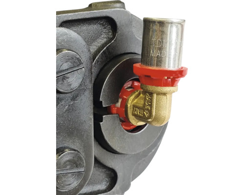 Lisovací kleště s vložkou pro sanitární instalace