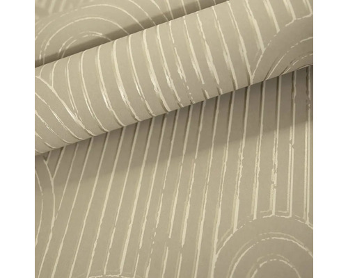 Tapeta s geometrickým vzorem a rolovanou texturou