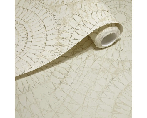 Role tapety s geometrickým vzorem