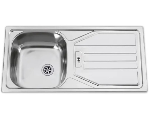 Nerezový dřez s odkapávací plochou