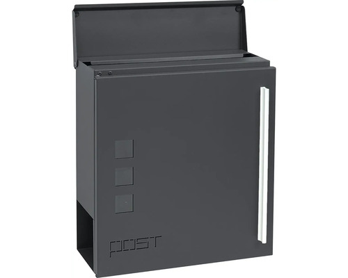 Poštovní schránka s vyjímatelnými dvířky a průhledným okénkem