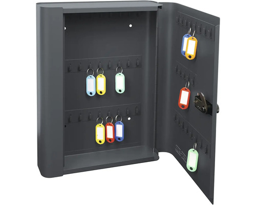 Otevřená skříňka na klíče pro uložení klíčů s klíčenkami