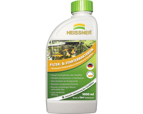 Heissner Filtrace a startovací bakterie pro zahradní jezírka, 1000 ml