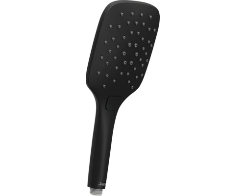 Černá ruční sprchová hlavice do koupelny