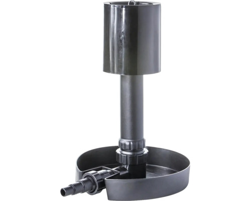 Jezírková fontána s trubkou a záchytnou nádrží